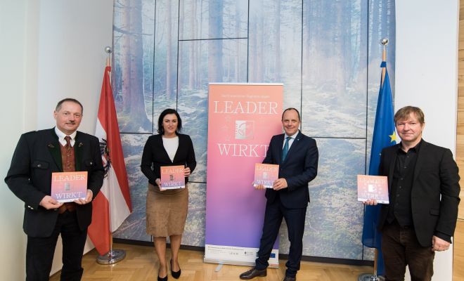 Steirische Broschüre „LEADER WIRKT“